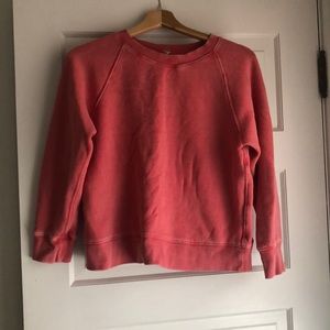 cropped free people sweatshirt